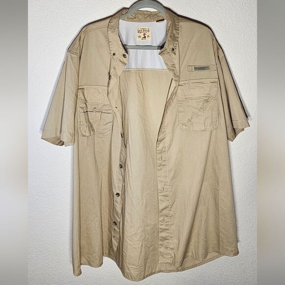 Red Head Brand Co Shirt Men's XL Outdoor Back Vent Button-up Shirt with Pocket - Picture 2 of 6